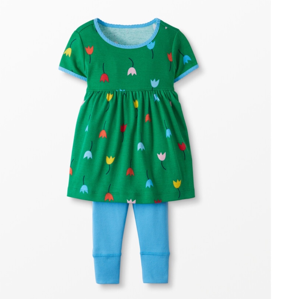 NWT Organic Hanna Andersson Go Green Matching Set